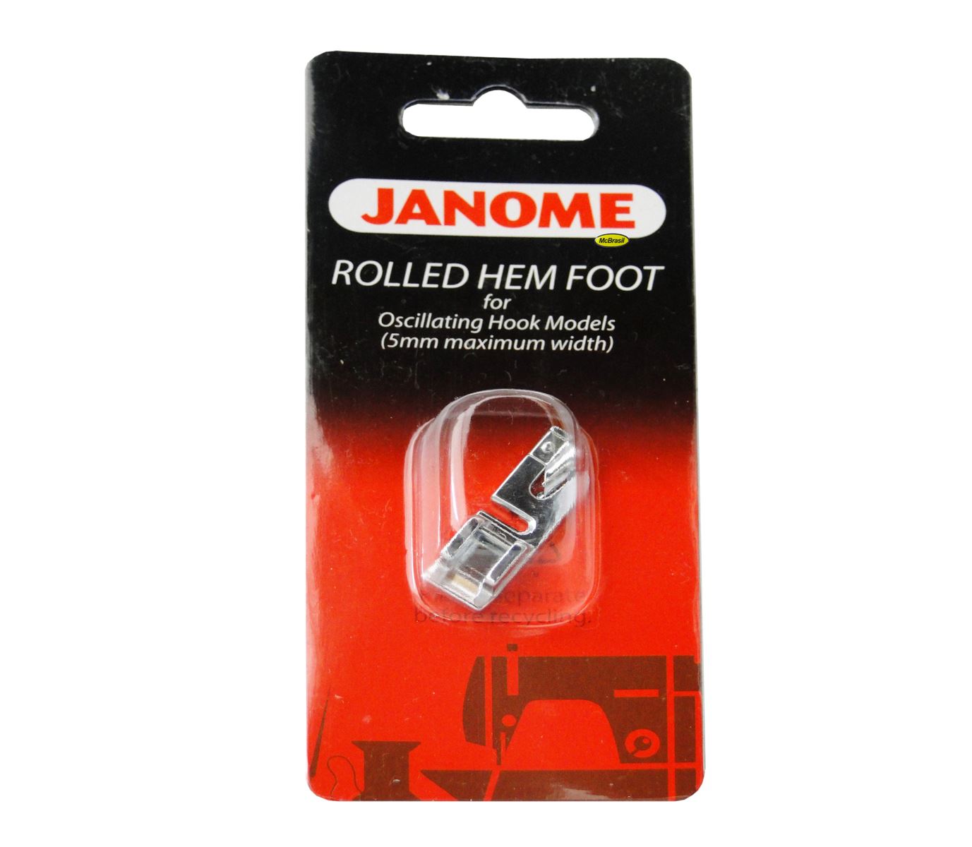 Janome Rolled Hem Foot by Janome Sewing Machines in Sewing Machine